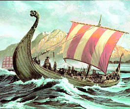 Viking long ship